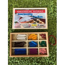Group Operation with Beads Home Schooling materials (Montessori Math)